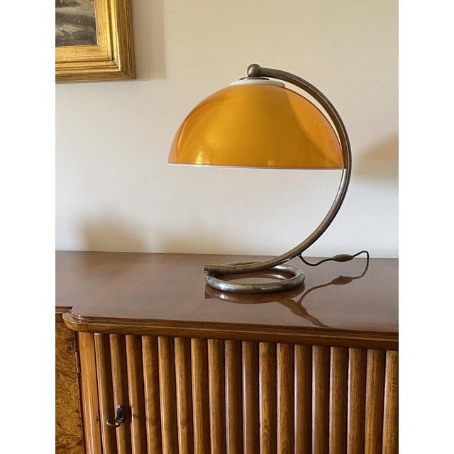 Space Age Yellow Table Lamp, France, 1960s For Sale - Image 3 of 18