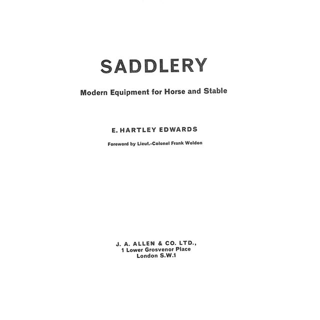 EDWARDS, E. Hartley [200] pp. J.A. Allen & Co. LTD. 1985 First Paperback Edition 8 1/2" x 5 1/4 A clear and incredibly...