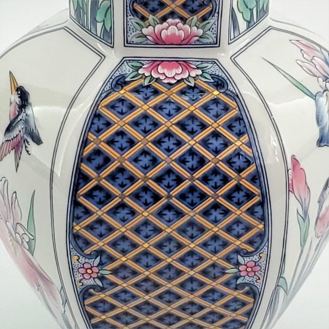 Pink Vase Japanese Porcelain by Toyo - Signed For Sale - Image 8 of 12