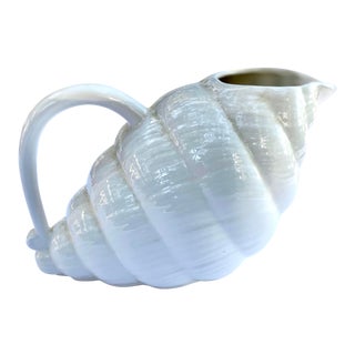 Vintage Shafford White Shell Pitcher For Sale