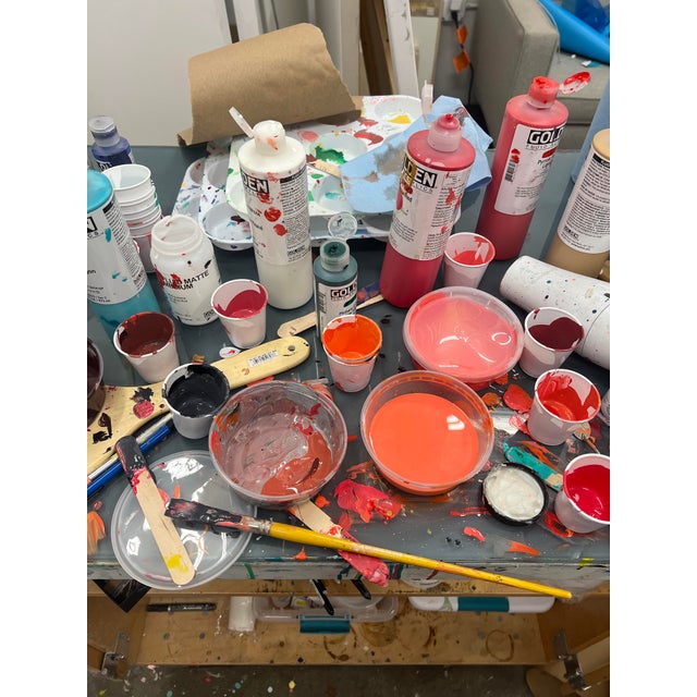 Prayer for a Peaceful Heart Acrylic Painting on Canvas by Bret Hanson For Sale - Image 11 of 12