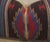 Mexican Indian weaving pillow with cotton linen backing.The insert is down & feather fill.