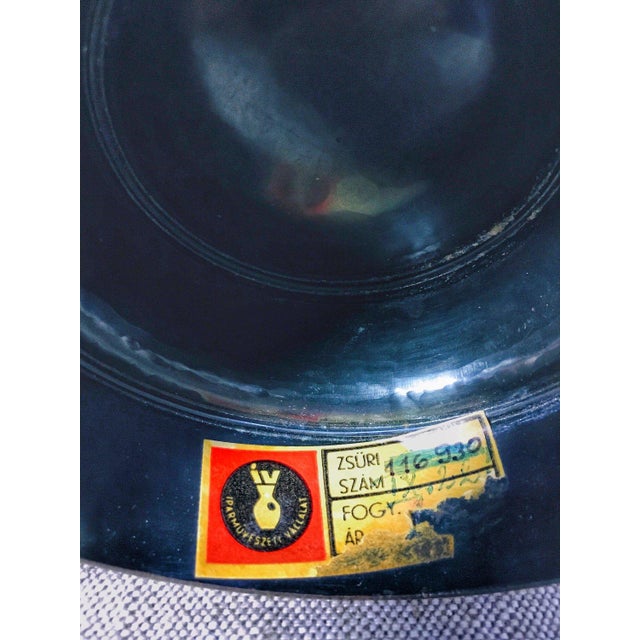 Mid-Century Patinated Copper Bowl, 1970s For Sale - Image 9 of 10