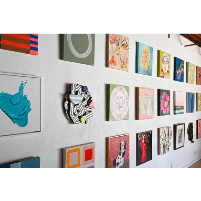 2020s Sculptural Wooden Wall Piece by Angela Chrusciaki Blehm Titled Swept Up For Sale - Image 5 of 6