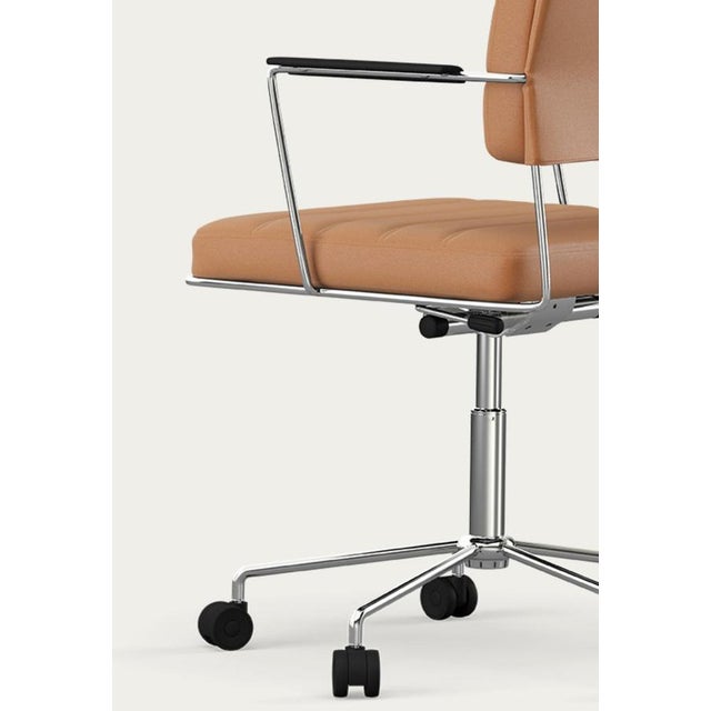 Not Yet Made - Made To Order Henrik Tengler Time Chair Frame: Chrome, Upholstery: Silt for One Collection For Sale - Image 5 of 13