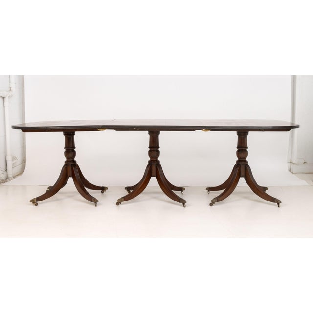 Regency Style Mahogany Extending Dining Table For Sale - Image 4 of 18