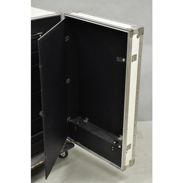 Wood A&j 5 Drawer Road Case Aa79-103 Rolling Production Hard Case Storage Trunk For Sale - Image 7 of 18