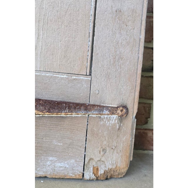 American Early 20th Century American Wood Window Shutters - a Pair For Sale - Image 3 of 4