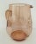 Art Deco 1930s Pink Depression Glass Pitcher For Sale - Image 3 of 5