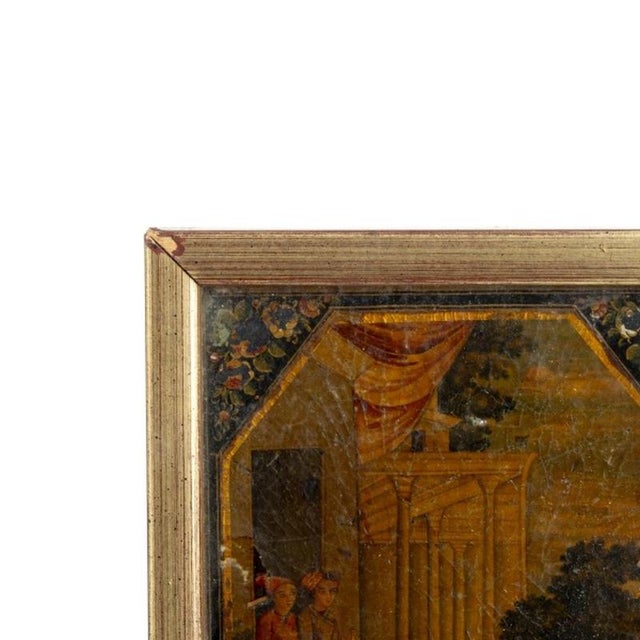Painting - Two decorative elements in lacquered wood - 19th century. Persian, 19th century, Qajar period, mixed media:...