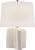 Modern Thomas O'Brien by Visual Comfort Signature Carmel Table Lamp in Plaster White with Linen Shade For Sale - Image 3 of 3