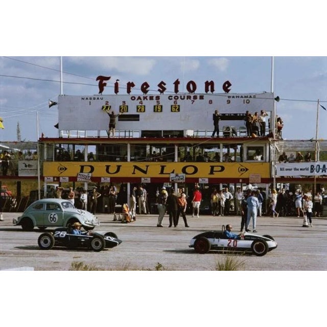 Nassau Speed Week 1963 by Slim Aarons Slim Aarons Limited Estate Edition Competitors in an assortment of vehicles at the...