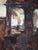 Brown 1990 Modernist 'Light Through the Arches' Vintage Original Interior Oil Painting, Framed For Sale - Image 8 of 11