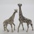 2 X Vintage Italian Handmade Genuine Silver Giraffes Figurine Miniatures, Made in Varese (Va), Italy For Sale - Image 6 of 9