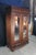 Antique Victorian Walnut Mirrored Clothing Armoire Wardrobe Closet Cabinet 87" For Sale - Image 16 of 17