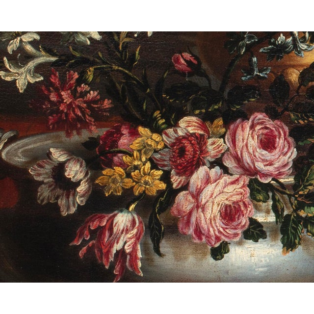 Unknown, Roman Maestro, Still Life, 1800s, Oil on Canvas, Framed For Sale - Image 5 of 12