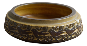 Large Ceramic Bowl with Birds by Marianne Starck for Michael Andersen, 1960s