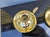 Pair of Baldwin Brass Chambersticks Dimensions: 3"H x 4"D