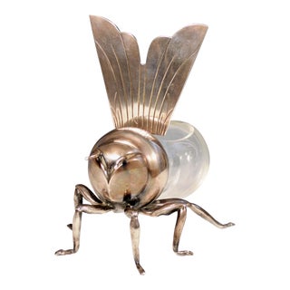 Mappin & Webb Honeypot in The form of A Bee, Circa 1910. For Sale