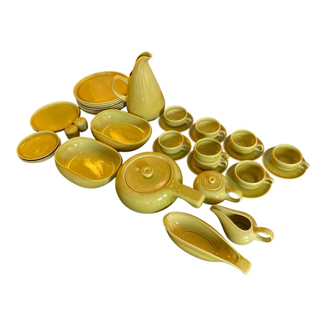 1960s Russel Wright Dishes Mfg. By Steubenville - 38pcs For Sale