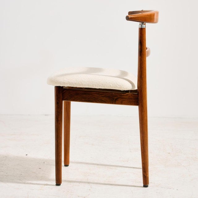 Rosewood Model 465 Dining Chairs by Helge Sibast and Børge Rammerskov for Sibast, 1960s, Set of 6 For Sale - Image 4 of 18