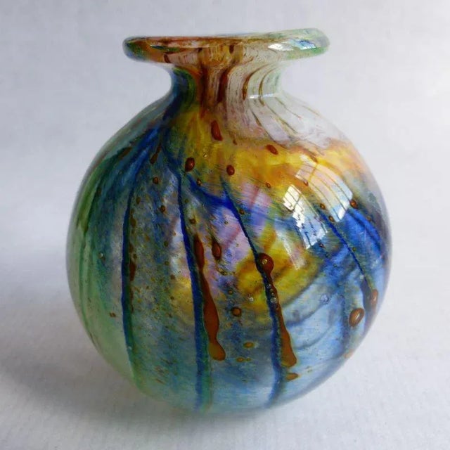 1960s Blown Glass Vase from Mdina Glass Malta, 1960s For Sale - Image 5 of 5
