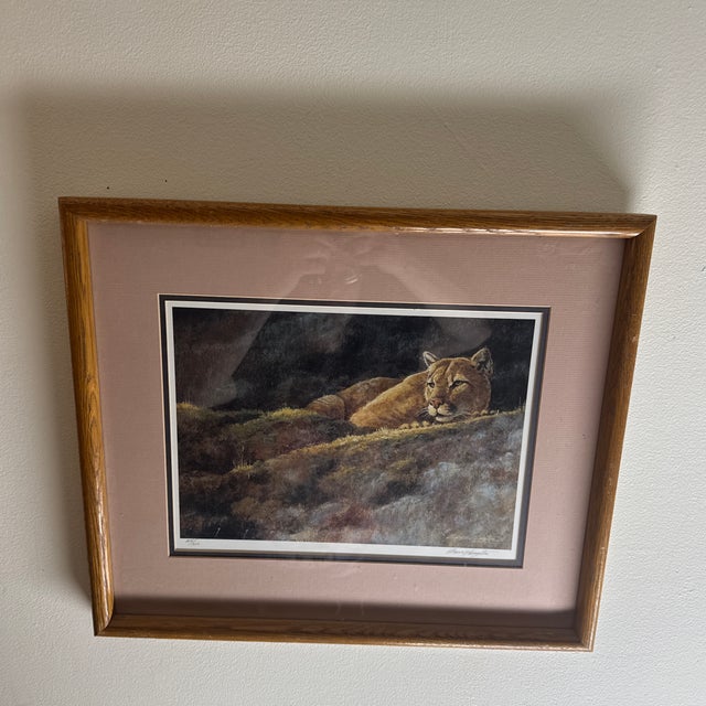 Printmaking Materials 1990s The Lioness by Bruce Langton For Sale - Image 7 of 7