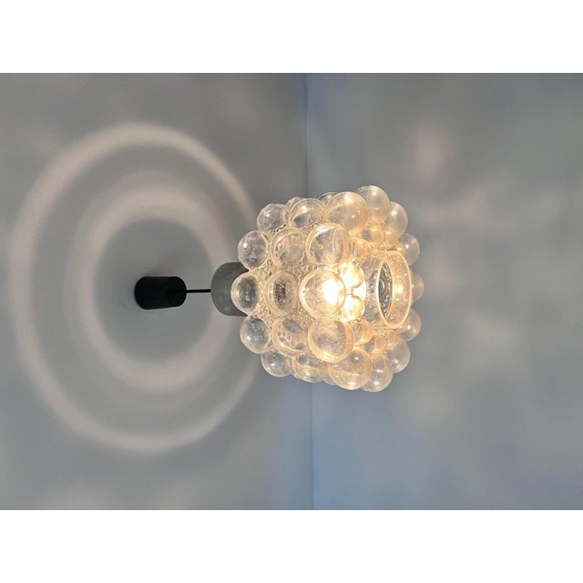 Bubble Glass Pendant Lamp by Helena Tynell for Glashütte Limburg, 1960s For Sale - Image 9 of 11