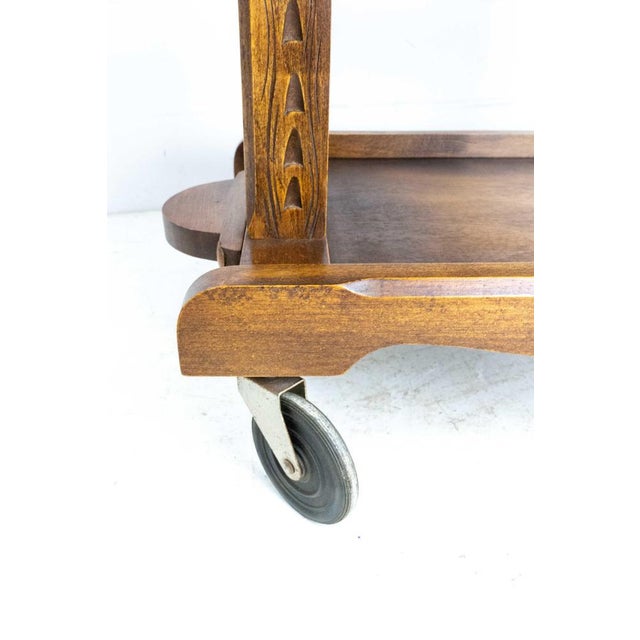 Poplar Cart Drinks Trolley, France, 1940s For Sale - Image 16 of 18