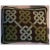 Late 20th Century Vintage Needlepoint Wool Pillow With Geometric Knot Design in Shades of Green and Brown For Sale - Image 5 of 10