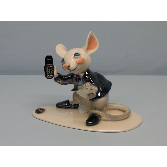 1990s Hagen Renaker Specialty Issue City Mouse 1990's Figurine For Sale - Image 5 of 10