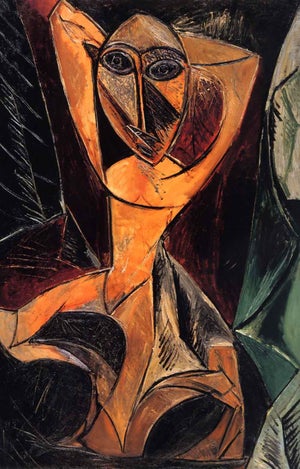Picasso Nude With Raised Arms Giclee Numbered Edition