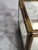 Glass Vintage Glass and Brass Trinket Box Etched Floral For Sale - Image 7 of 12