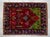 1960s Vintage Hand-Knotted Turkish Rug Prayer Rug Ultra Soft Wool Rug Wall Decor Religious Tapestry 3x4 Ft Approx For Sale - Image 5 of 15