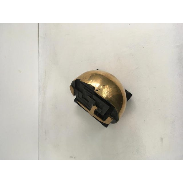 Gold Fanna Roncoroni, Labyrinth Sculpture, 1978, Bronze For Sale - Image 8 of 16
