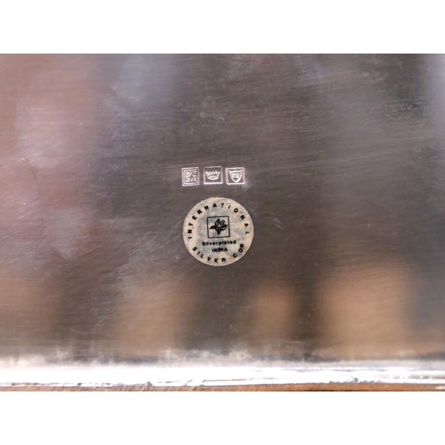 Mid-Century Silver Plated English Wine Bottle Holder by International Silver Co. For Sale - Image 11 of 11