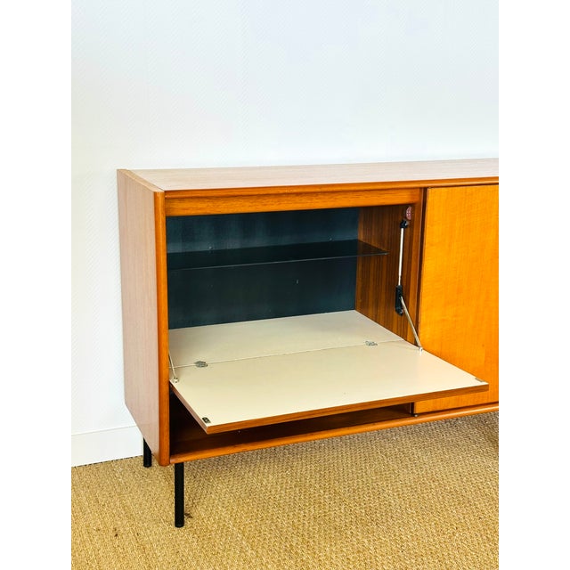 Tall Scandinavian Teak Sideboard, 1960s For Sale - Image 12 of 18