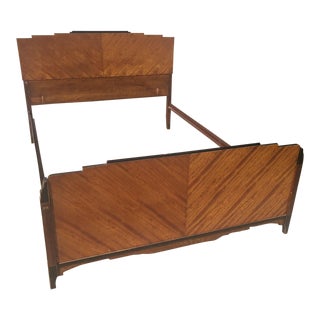 1930s Art Deco Full Bedframe For Sale