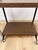 Metal Mid Century Chrome and Wood Laminate Bar Cart, Rolling Serving Cart For Sale - Image 7 of 7