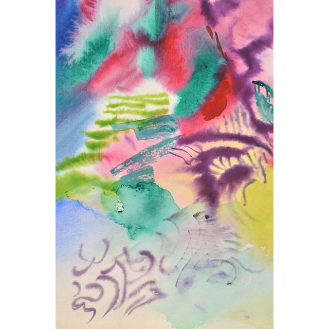 Malda Muizule, Nude Masquerade Ball, 1980s, Watercolor, in Good conditions. Designed 1980 to 1989 This piece has an...