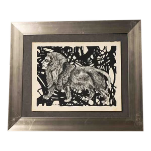 Vintage Leo Russel Art Print - Zodiac Leo