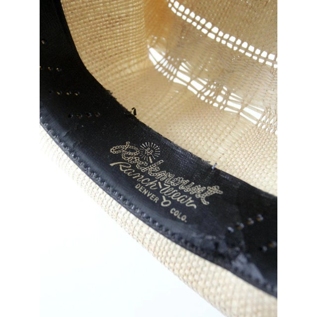 Vintage Rockmount Distressed Cowboy Hat For Sale - Image 6 of 10