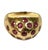 10k Yellow Gold and Ruby Dome Ring Vintage For Sale In Tampa - Image 6 of 8