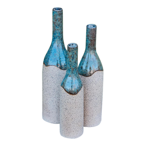 Decorative Speckled Stoneware Bottle Vase (Tall)
