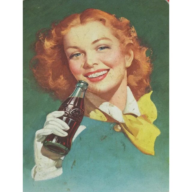 Coca Cola 1938 tray, made in the USA, excellent conditions, collectibles Measures 34 x 27