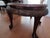 20th Century Asian Mahogany Carved Tea Table and Stools - 7 Pieces For Sale In New York - Image 6 of 8