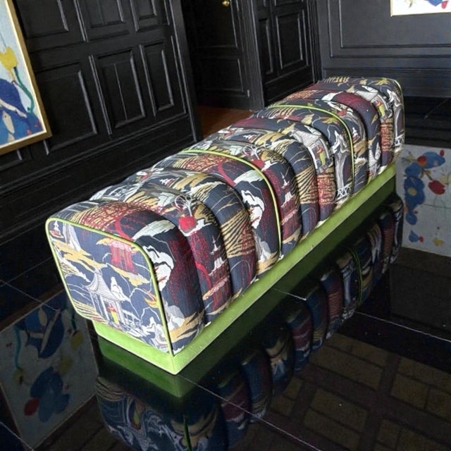 The Batik House Opulent Ottoman For Sale In Greensboro - Image 6 of 6