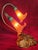 1980s Lundberg Studios Tiffany Style Art Glass Tulip Table Lamp For Sale - Image 10 of 14