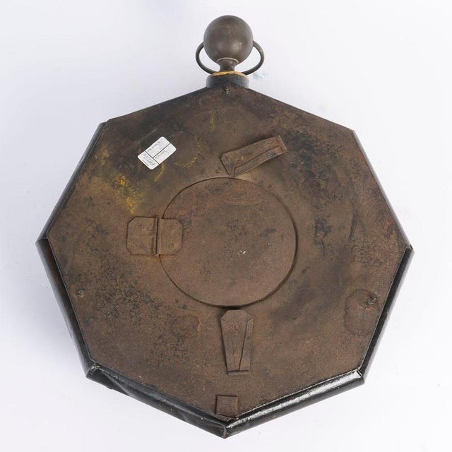 Napoleon III Wall Mirror in Painted Sheet Metal, 19th Century For Sale - Image 4 of 5