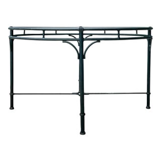 Vintage Brown Jordan “Florentine” Cast Aluminum Outdoor Dining Table For Sale